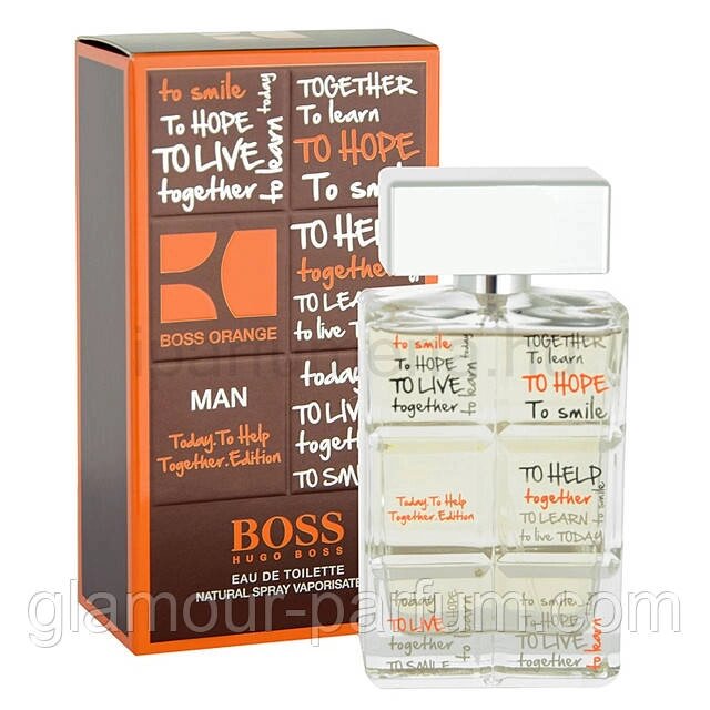 Чоловіча туалетна вода Hugo Boss Boss Orange Man Charity Edition (Х'юго Бос Бос Оранж фо Мен Чариті Едішн) від компанії GLAMOUR-PARFUM - фото 1