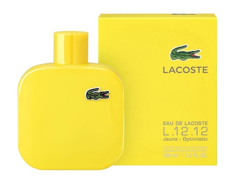 Чоловіча туалетна вода Lacoste L. 12.12 Yellow (Jaune) ( Лакост Єллоу) від компанії GLAMOUR-PARFUM - фото 1