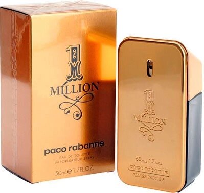 Чоловіча туалетна вода Paco Rabanne 1 Million (Пако Рабанн 1 Мільйон) від компанії GLAMOUR-PARFUM - фото 1