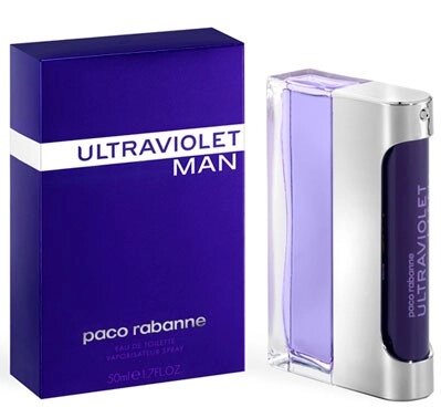 Чоловіча туалетна вода Paco Rabanne Ultraviolet Man (Пако Рабанн Ультрафіолет Мен) від компанії GLAMOUR-PARFUM - фото 1