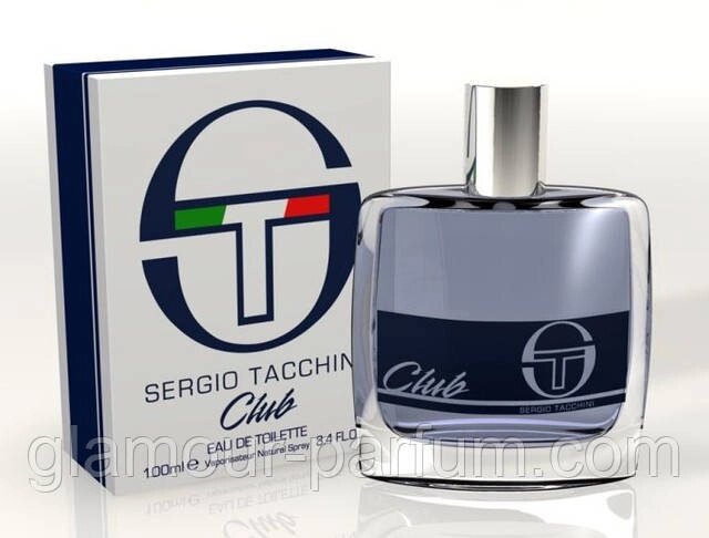 Чоловіча туалетна вода Sergio Tacchini Club Men (Серджіо Тачині Клаб Мен) від компанії GLAMOUR-PARFUM - фото 1