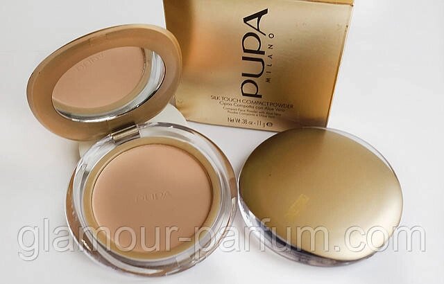 Компактна пудра Pupa Silk Touch Compat Powder New (Пупа Сілк Тач Компакт) від компанії GLAMOUR-PARFUM - фото 1