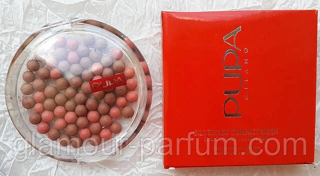 Кулькові рум'яна Pupa Silk Touch Compact Blush (Пупа Силк Тач Компакт Блаш) від компанії GLAMOUR-PARFUM - фото 1