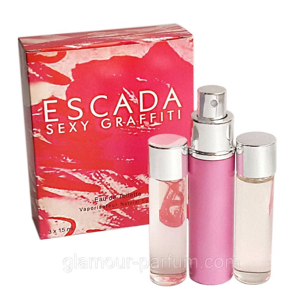 Міні парфумів Escada Sexy Graffiti (Ескада Сексі Граффіті) 3*15 мл. від компанії GLAMOUR-PARFUM - фото 1