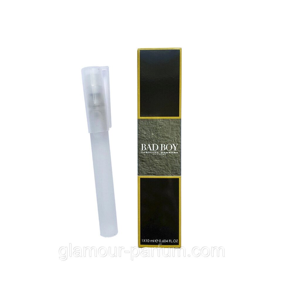 Мініпарфуми Carolina Herrera Bad Boy (Кароліна Херера Бід Бой) 10 мл від компанії GLAMOUR-PARFUM - фото 1