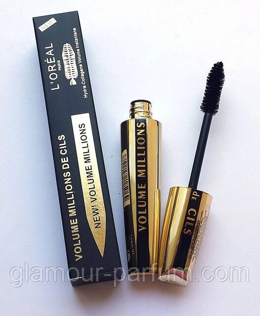 Об'ємна туш Loreal Volume Millions de Cils (Лореаль Волум Мільйонс де Цілс) від компанії GLAMOUR-PARFUM - фото 1