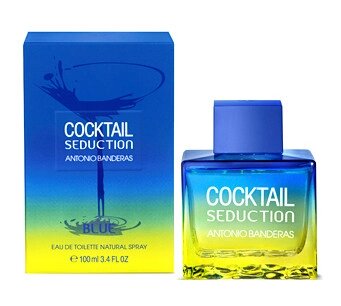 Парфуми для чоловіків Antonio Banderas Cocktail Seduction Blue for Men (Антоніо Бандерас Коктейл Седакшн Блю) від компанії GLAMOUR-PARFUM - фото 1