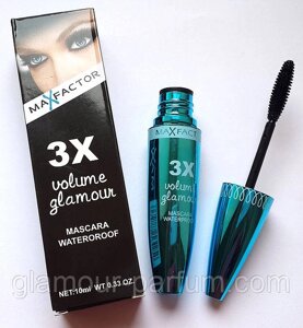 Водостійка туш Max Factor 3X Volume Glamour (Макс Фактор 3Х Волум Гламур)