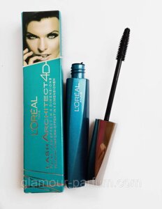 Водостійка туш для вій Loreal 4D Lash Architect Waterproof (Лореаль 4 Д Лаш Архітект Вотерпруф)