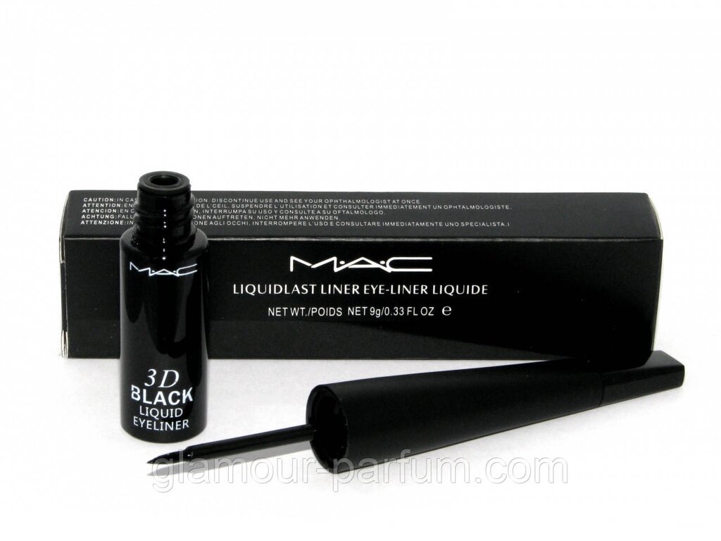 Підводка MAC рідка, 3D Black ( Мак 3Д Блек) від компанії GLAMOUR-PARFUM - фото 1