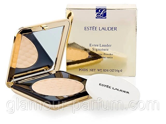 Пудра компактна Estee Lauder "Signature Satn Powder" (Есте Лаудер Сигнатур) від компанії GLAMOUR-PARFUM - фото 1