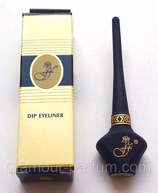 Рідка водостійка підводка для повік Ffleur Dip Eyeliner (Флер Дип Айлайнер) від компанії GLAMOUR-PARFUM - фото 1