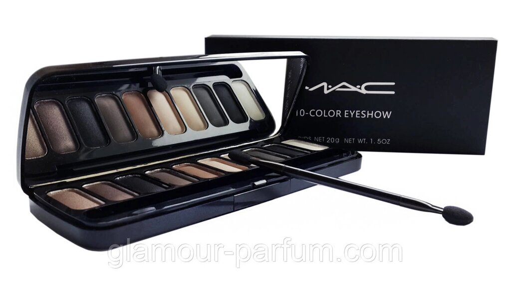 Тени Mac 10-Color Eyeshadow 20g. від компанії GLAMOUR-PARFUM - фото 1