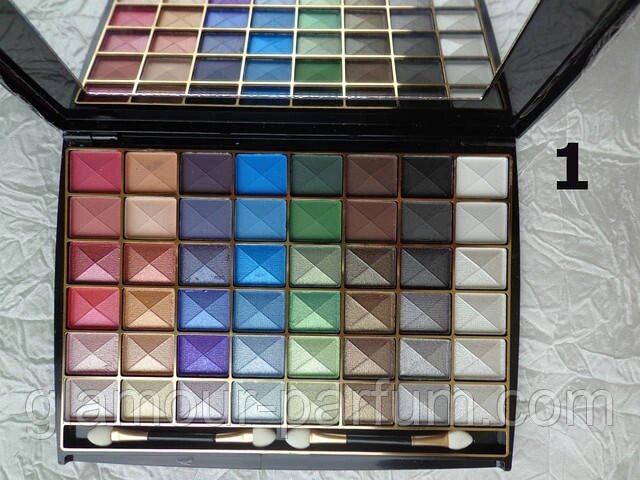 Тіні для віку, компактний набір з 48 кольорів Relouis Smashing 48 Color Eyeshadows від компанії GLAMOUR-PARFUM - фото 1