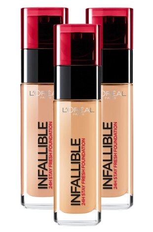 Тональний крем для обличчя Loreal Infallible Stay Fresh Foundation (Лореаль Інфалібел) НЕПОБЕДИМИЙ від компанії GLAMOUR-PARFUM - фото 1