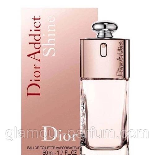 Туалетна вода для жінок Christian Dior Addict Shine (Кристіан Діор Аддікт Шайн) від компанії GLAMOUR-PARFUM - фото 1