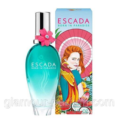 Туалетна вода для жінок Escada Born in Paradise (Ескада Борн Ін Парадайз) від компанії GLAMOUR-PARFUM - фото 1