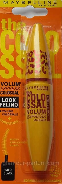 Туш для вій Maybelline Colossal Volum Express Look Felino (Мейбелін Колосал Волюм Експрес Лук Феліно) від компанії GLAMOUR-PARFUM - фото 1