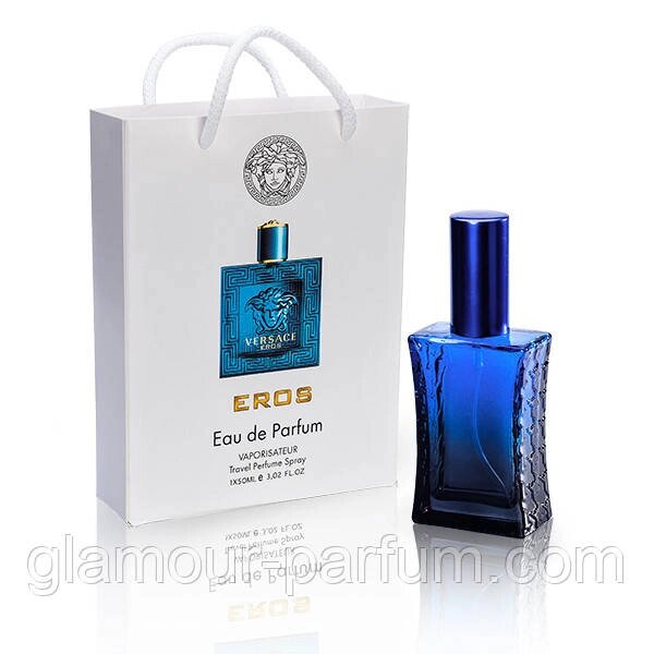 Versace Eros Pour Homme (Версаче Ерос Пур Хом) в подарунковій упаковці 50 мл. від компанії GLAMOUR-PARFUM - фото 1