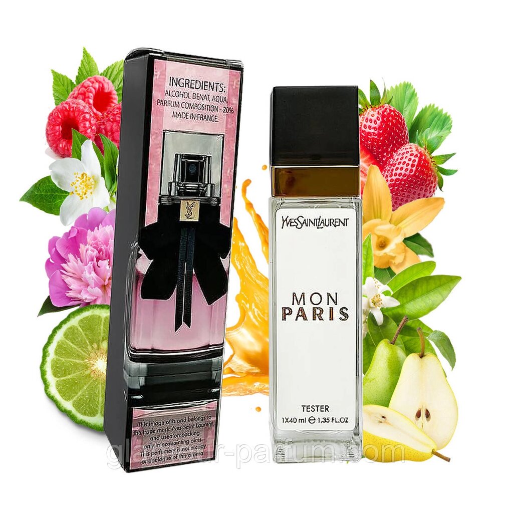 Yves Saint Laurent Mon Paris (Ів Сен Лоран Мон Парi) 40 мл. від компанії GLAMOUR-PARFUM - фото 1