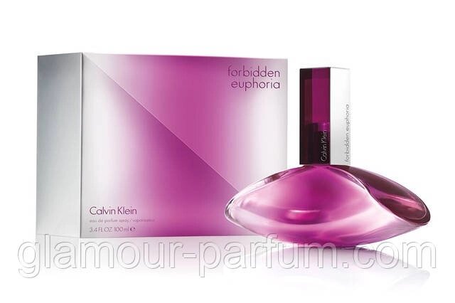 Жіноча духмована вода Calvin Klein Euphoria Forbidden (Кельвін Кляйн ейфорія Форбідн) від компанії GLAMOUR-PARFUM - фото 1