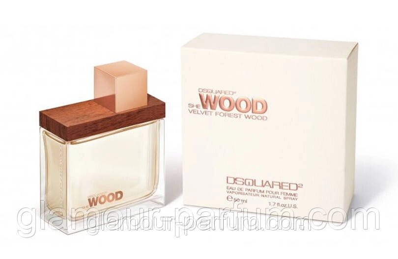 Жіноча парфумована вода Dsquared2 She Wood Velvet Forest Wood (дискваред2 Ши Вуд Вельвет Форест) від компанії GLAMOUR-PARFUM - фото 1