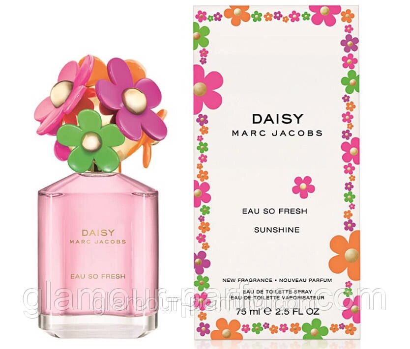 Жіноча туалетна вода Marc Jacobs Daisy Eau So Fresh Sunshine (Марк Якобс Дейзі сої Фреш Саншайн) від компанії GLAMOUR-PARFUM - фото 1