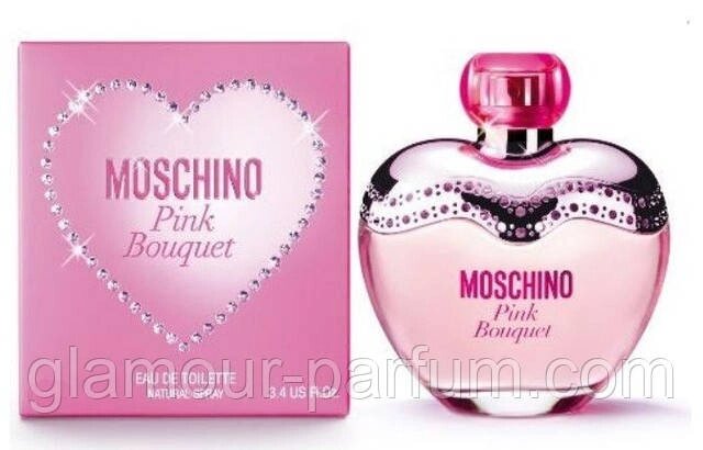 Жіноча туалетна вода Moschino Pink Bouquet (Москіно Пінк Букет) від компанії GLAMOUR-PARFUM - фото 1