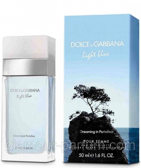 Жіночі туалетні парфуми Light Blue Dreaming In Portofino (Лайт Блю Дрім ін Портофіно) від компанії GLAMOUR-PARFUM - фото 1