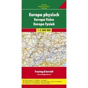 Європа. Карта автошляхів / Europa physisch. Autokarte