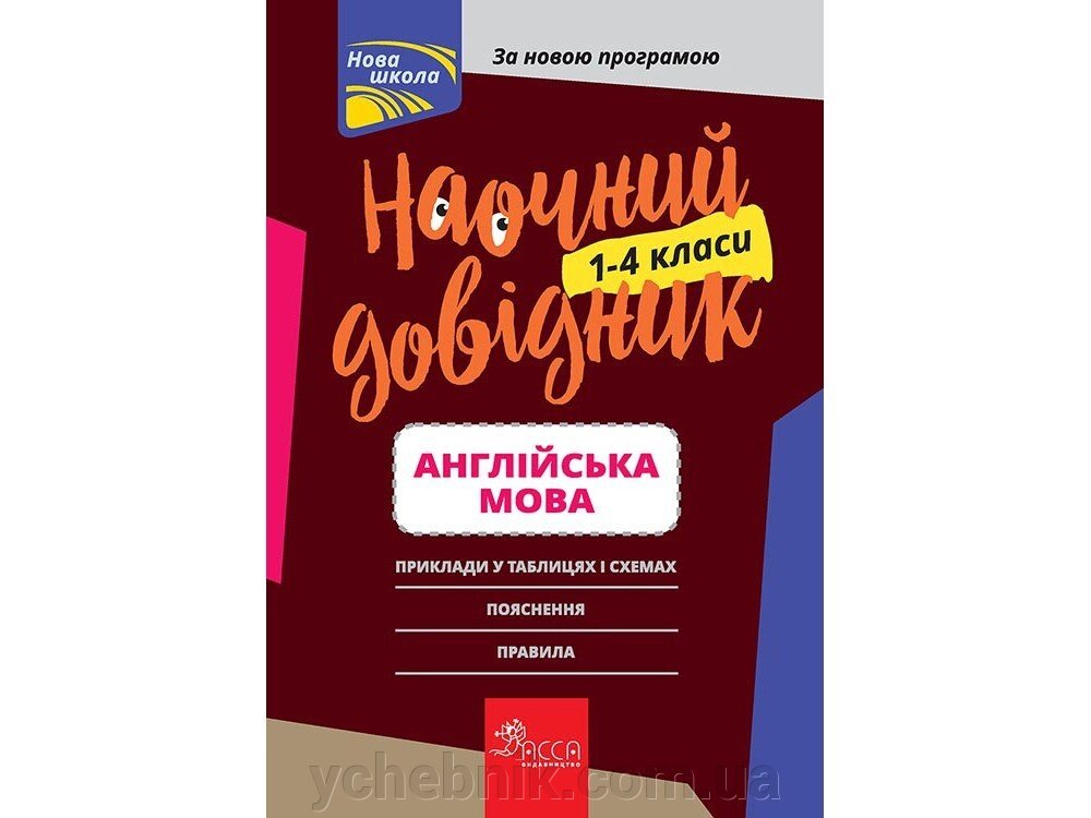 Наочно ДОВІДНИК. АНГЛІЙСЬКА МОВА. 1-4 КЛАСИ Нуш 2019 від компанії ychebnik. com. ua - фото 1