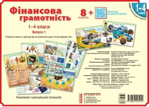 Нуш Фінансова грамотність 1-4 класи Плакати Наочність нового поколения (Укр)