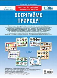 Нуш Комплект плакатів Оберігаймо природу (Укр)
