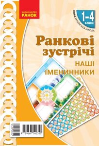 Ранкові зустрічі Плакат Наші іменнікі 1-4 класи Наочність нового поколения Нуш 2021