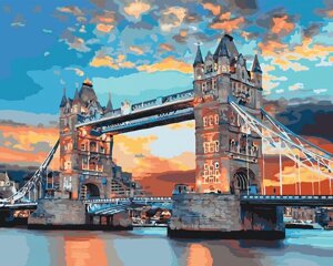 Картина за номерами 40х50 см "Лондонський міст" Ідейка КНО3515