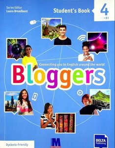 Англійська мова Bloggers 4 (В1) Student's Book Лаура Бродбент 2021