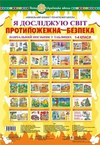 Я досліджую світ. 1-4 класи. Протипожежна безпека. Табліці. НУШ Будна Н. О., Чорненька І. М. в Одеській області от компании ychebnik. com. ua