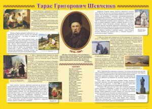 Плакат «Біографія Т. Г. Шевченка» Давидова О.