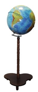 Глобус фізичний ( географічний ) 42,5 см на дерев'яній підставці в Одеській області от компании ychebnik. com. ua