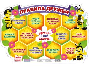 Плакат Правила дружби (Укр) Світогляд 2020