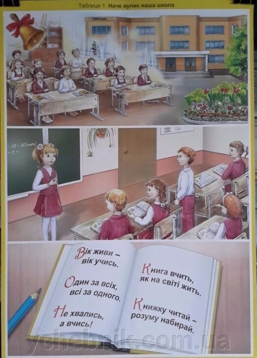 Табліці. Літературне читання 2 клас до підручника Савченко. В. І. Наумчук (70-48 см.) 12 шт. від компанії ychebnik. com. ua - фото 1