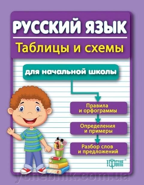 Табліці та схеми для молодшої школи. Російська мова для учнів початкових класів Курганов С. Ю. від компанії ychebnik. com. ua - фото 1