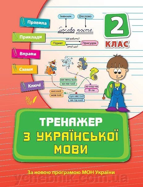 Тренажер - Тренажер з української мови. 2 клас Автор: Яцук Т. І. від компанії ychebnik. com. ua - фото 1