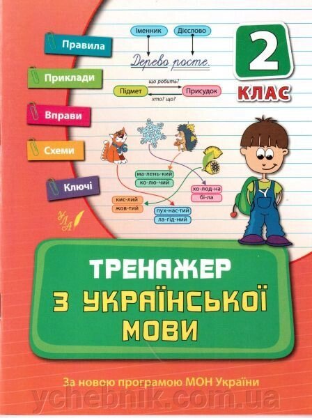 Тренажер з української мови. 2 клас від компанії ychebnik. com. ua - фото 1