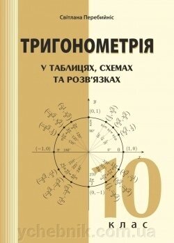 Тригонометрія у таблицях, схемах та розв'язки. 10 клас. Перебийніс С. М. від компанії ychebnik. com. ua - фото 1