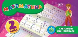 Навчальні міні-плакати Математика. 2 клас Автор: Коротич К. В.