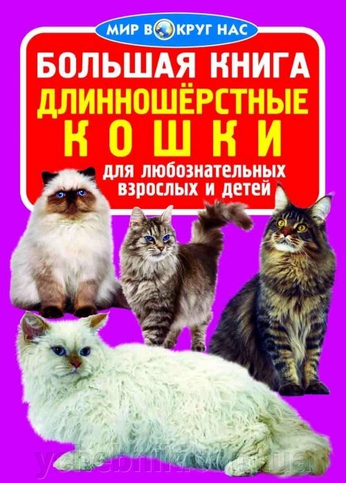 Велика книга. довгошерсті кішки від компанії ychebnik. com. ua - фото 1