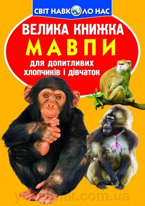 Велика книжка. Мавпи від компанії ychebnik. com. ua - фото 1