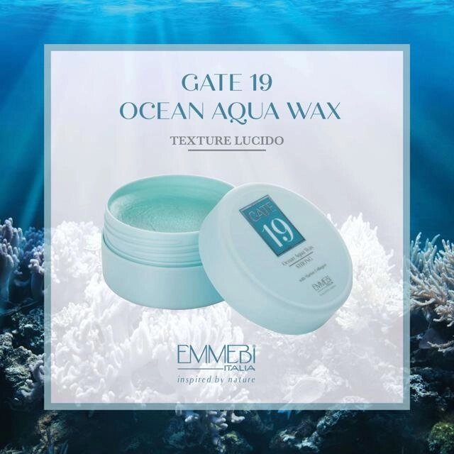 Аква віск сильної фіксації GATE19 Ocean Aqua Wax Strong Emmebi, 100 мл, Емебі від компанії ПРОФІКО - фото 1