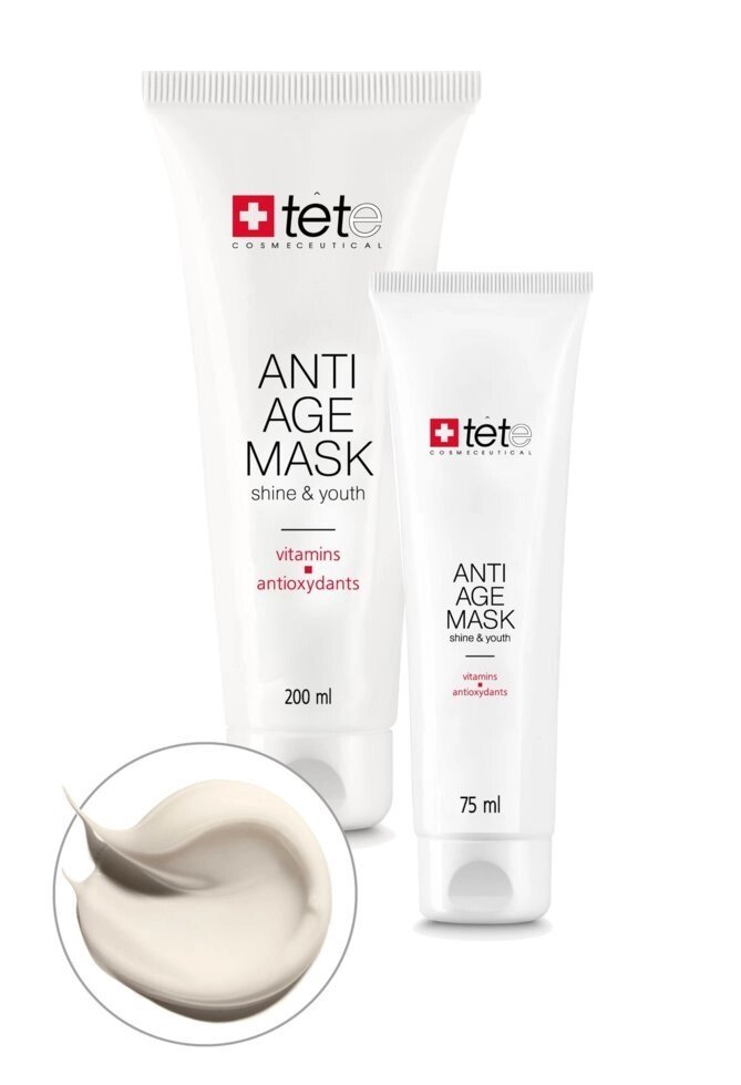 Anti-age Mask Vitamins and Antioxydants Омолоджуюча маска з вітамінами і антиоксидантами TETe Cosmeceutical від компанії ПРОФІКО - фото 1